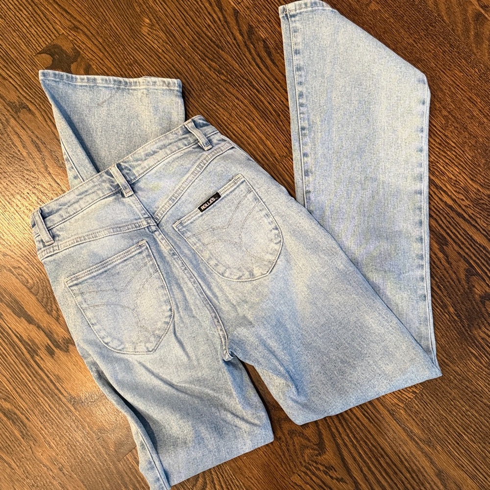 ROLLA'S High Rise Dusters Bootcut Jeans 24 - Picture 3 of 3
